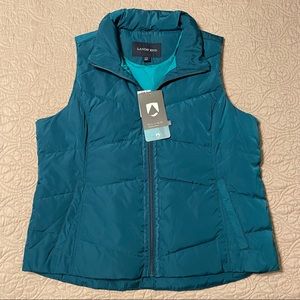NWT Lands’ End Premium Down Vest - Large